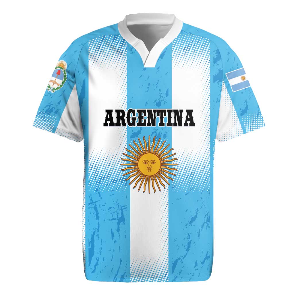 Custom Argentina Football Rugby Jersey