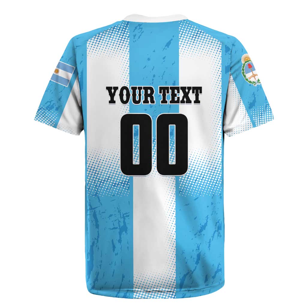 Custom Argentina Football Rugby Jersey