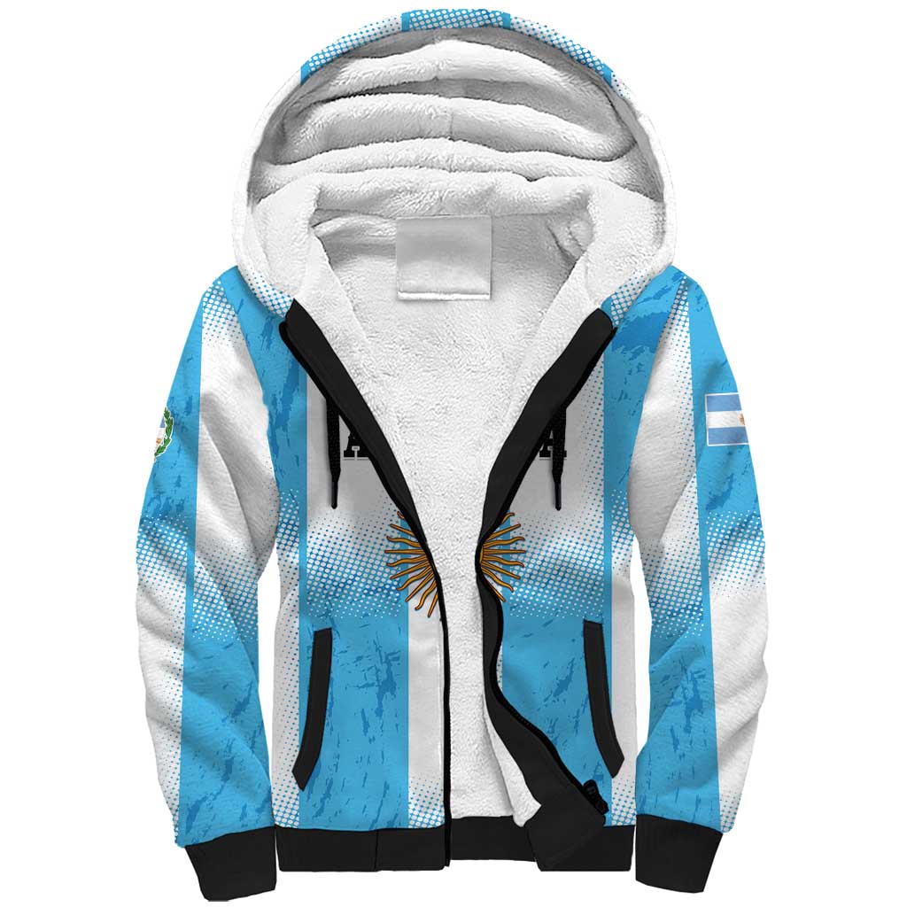 Custom Argentina Football Sherpa Hoodie