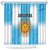Argentina Football Shower Curtain