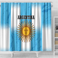 Argentina Football Shower Curtain