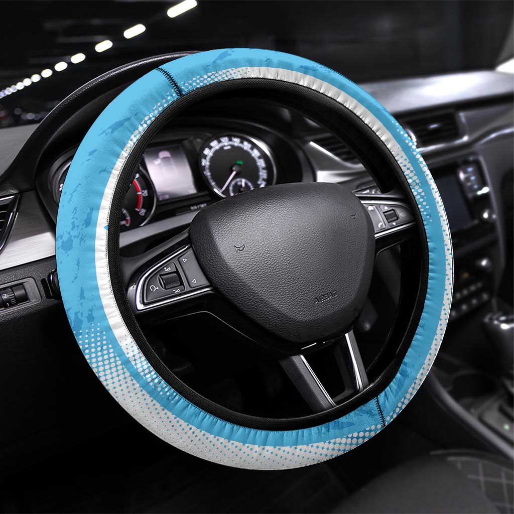 Argentina Football Steering Wheel Cover