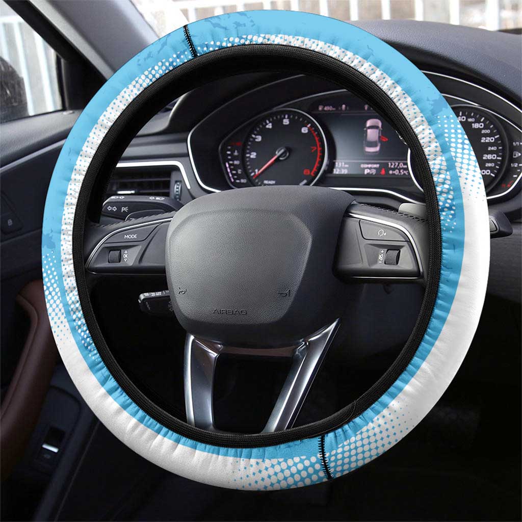 Argentina Football Steering Wheel Cover