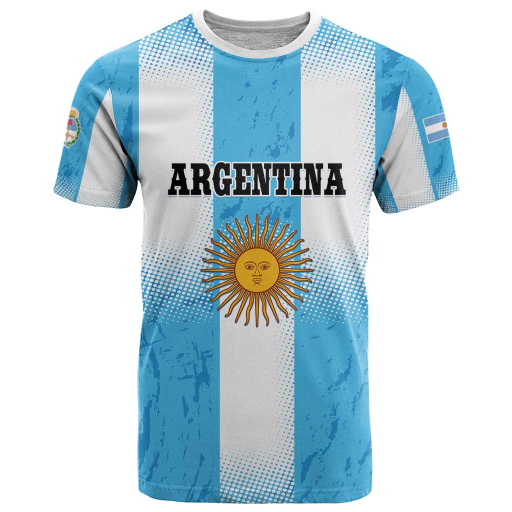 Custom Argentina Football T Shirt