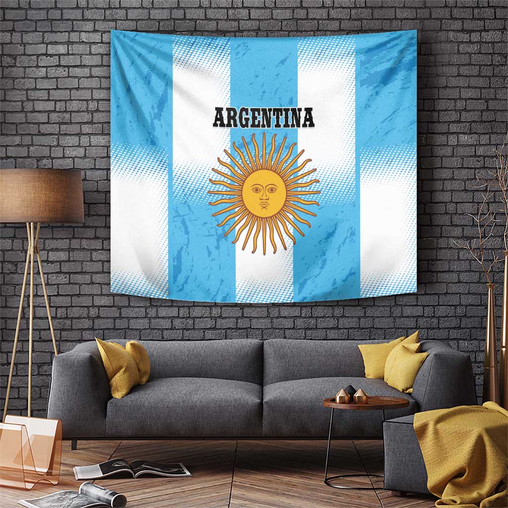 Argentina Football Tapestry
