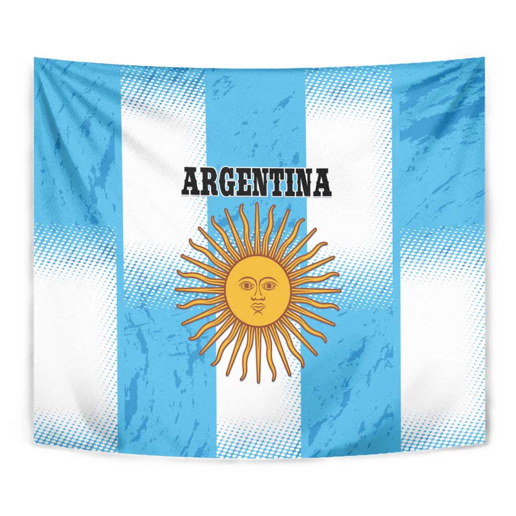 Argentina Football Tapestry