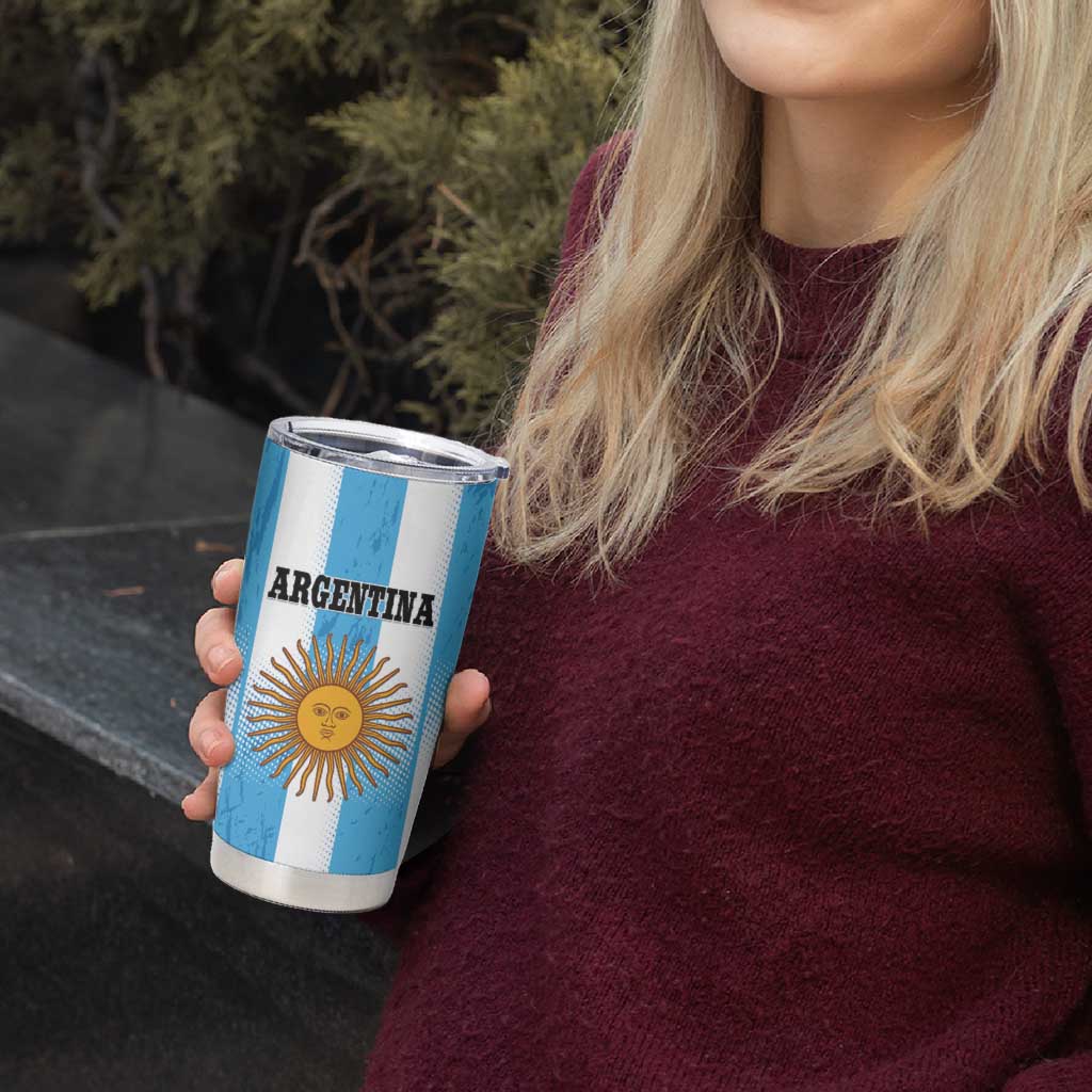 Custom Argentina Football Tumbler Cup