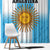Argentina Football Window Curtain