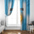 Argentina Football Window Curtain