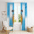 Argentina Football Window Curtain