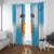 Argentina Football Window Curtain