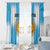 Argentina Football Window Curtain