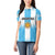 Custom Argentina Football Women Polo Shirt