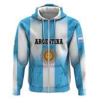 Custom Argentina Football Zip Hoodie