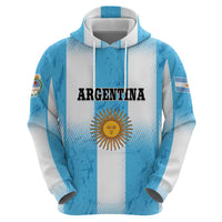 Custom Argentina Football Zip Hoodie