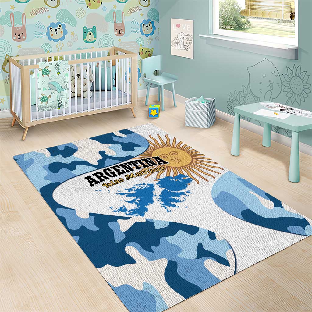 Argentina Malvinas Day Area Rug Las Malvinas Son Argentinas