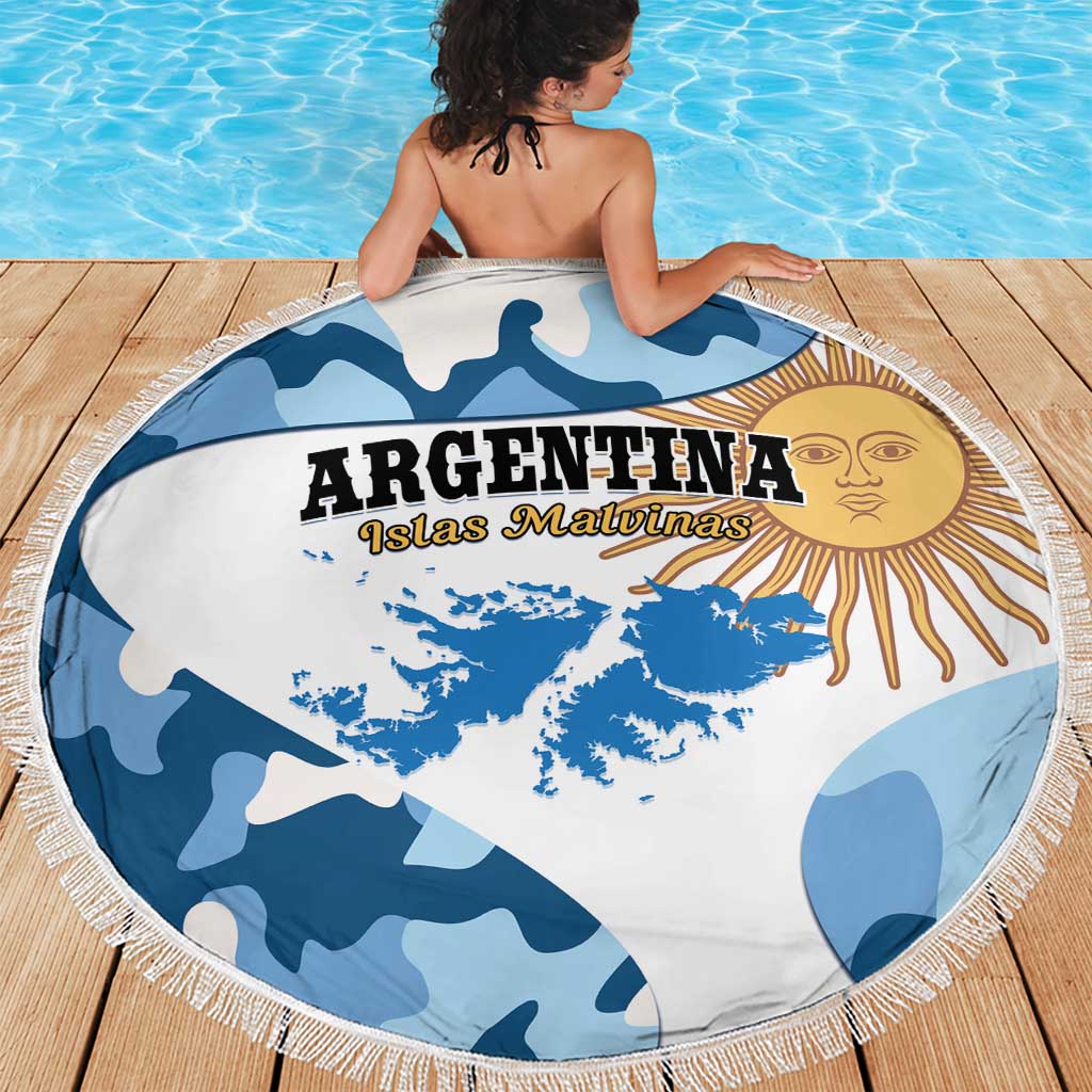 Argentina Malvinas Day Beach Blanket Las Malvinas Son Argentinas