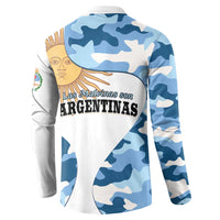 Argentina Malvinas Day Button Sweatshirt Las Malvinas Son Argentinas