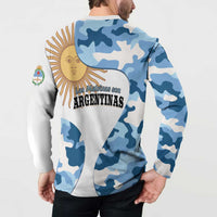 Argentina Malvinas Day Button Sweatshirt Las Malvinas Son Argentinas