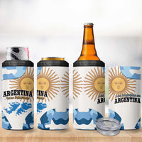 Argentina Malvinas Day 4 in 1 Can Cooler Tumbler Las Malvinas Son Argentinas