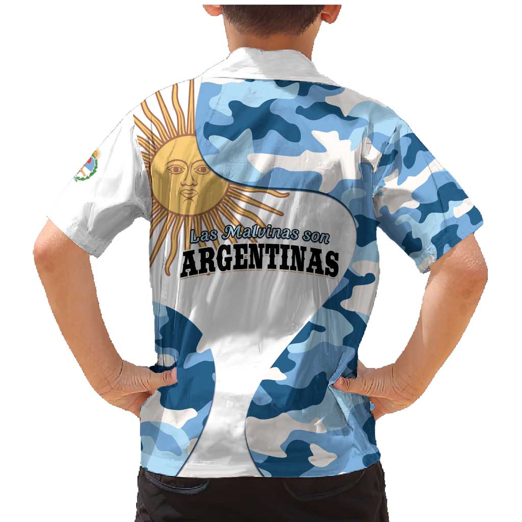 Argentina Malvinas Day Family Matching Mermaid Dress and Hawaiian Shirt Las Malvinas Son Argentinas