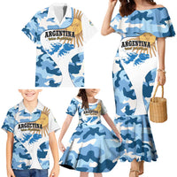 Argentina Malvinas Day Family Matching Mermaid Dress and Hawaiian Shirt Las Malvinas Son Argentinas