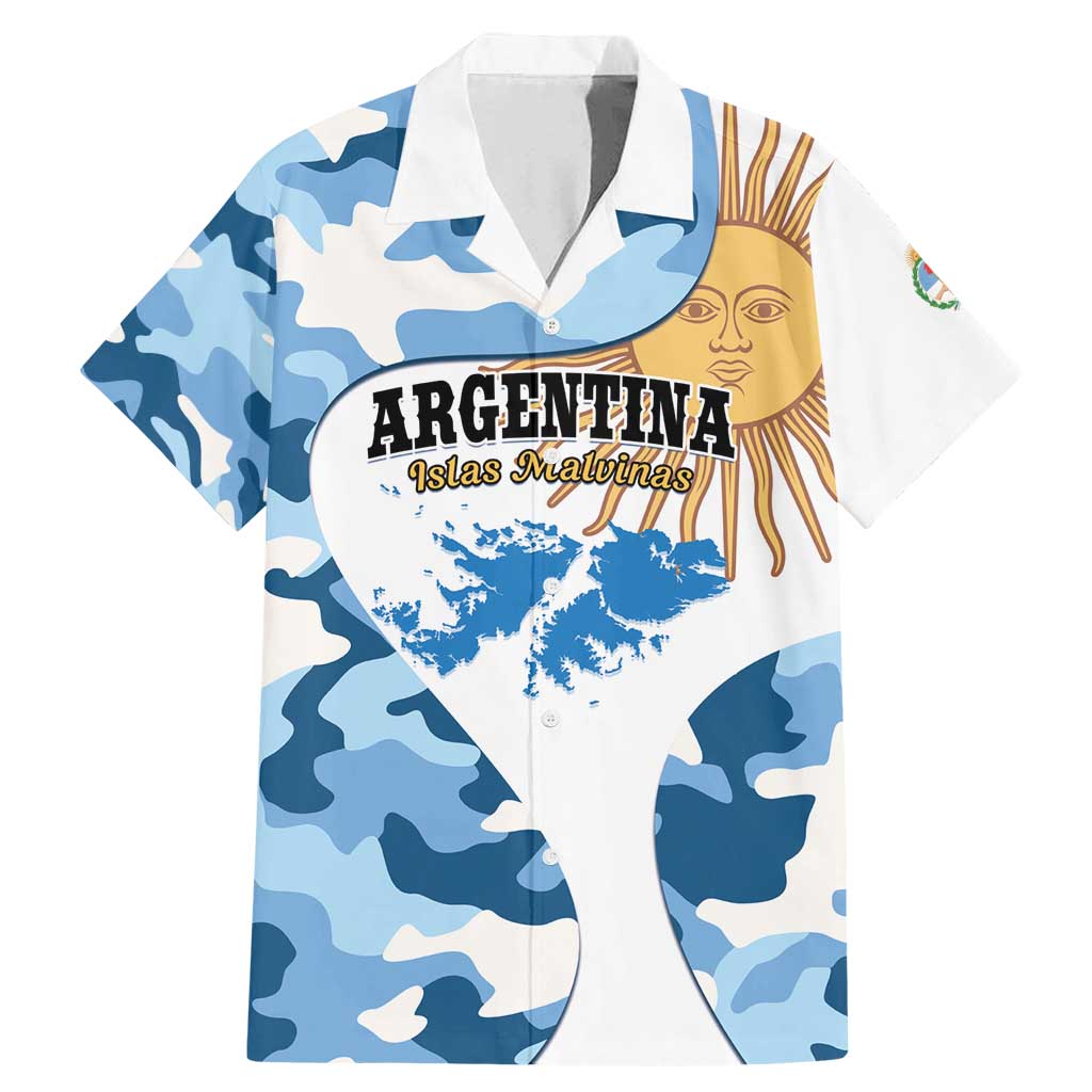 Argentina Malvinas Day Family Matching Mermaid Dress and Hawaiian Shirt Las Malvinas Son Argentinas
