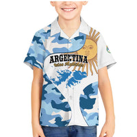 Argentina Malvinas Day Family Matching Mermaid Dress and Hawaiian Shirt Las Malvinas Son Argentinas