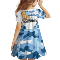 Argentina Malvinas Day Family Matching Summer Maxi Dress and Hawaiian Shirt Las Malvinas Son Argentinas