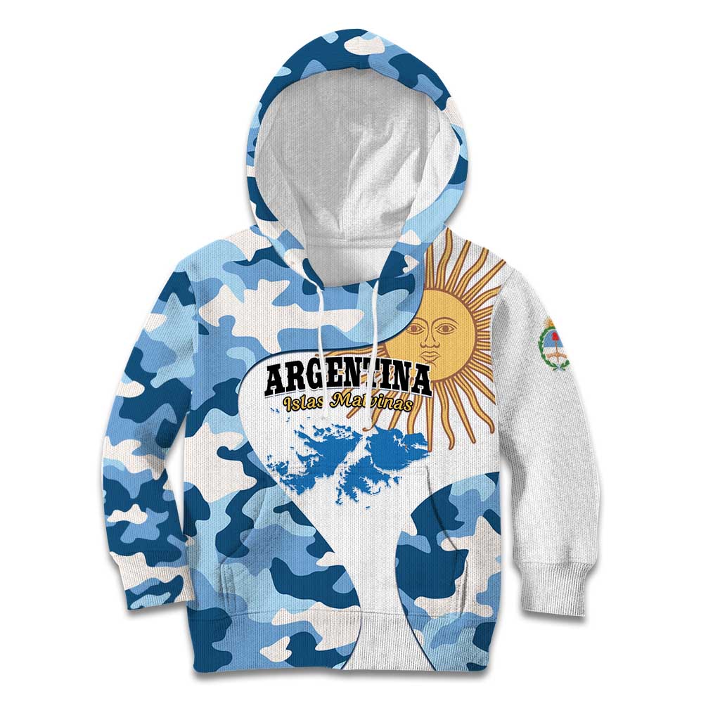 Argentina Malvinas Day Kid Hoodie Las Malvinas Son Argentinas