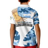 Argentina Malvinas Day Kid Polo Shirt Las Malvinas Son Argentinas