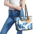 Argentina Malvinas Day Leather Tote Bag Las Malvinas Son Argentinas