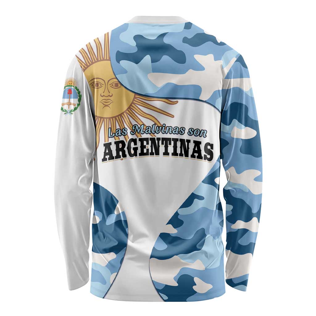 Argentina Malvinas Day Long Sleeve Shirt Las Malvinas Son Argentinas