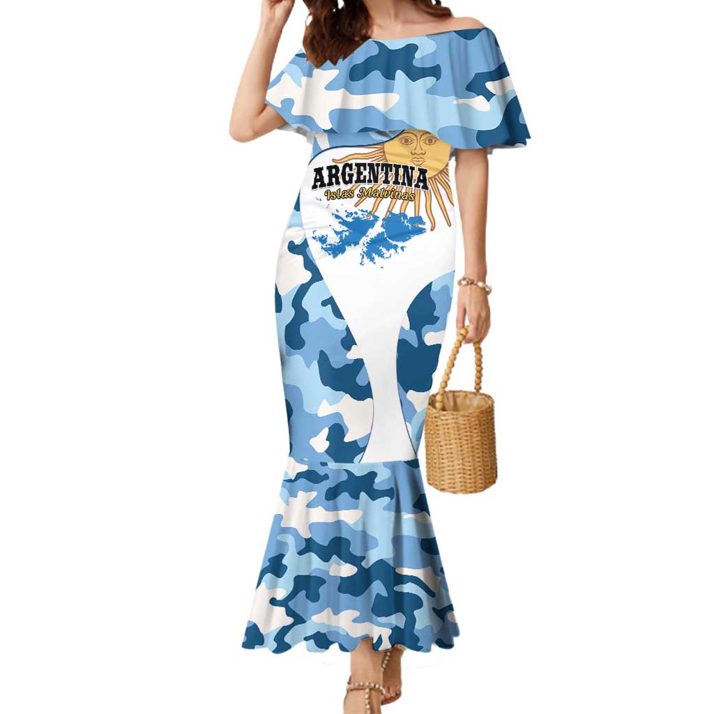 Argentina Malvinas Day Mermaid Dress Las Malvinas Son Argentinas