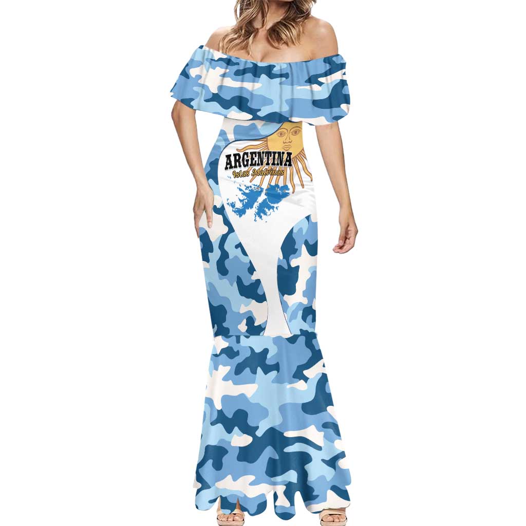 Argentina Malvinas Day Mermaid Dress Las Malvinas Son Argentinas