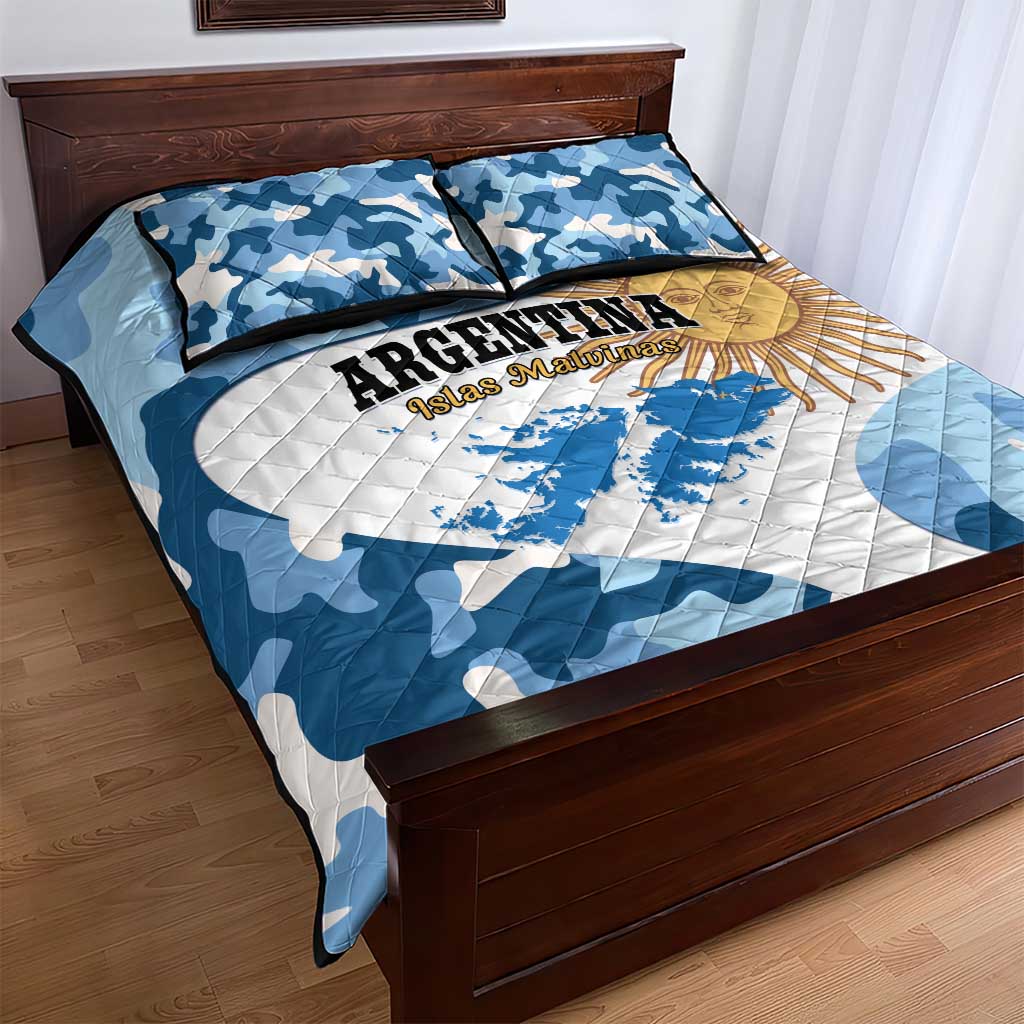 Argentina Malvinas Day Quilt Bed Set Las Malvinas Son Argentinas