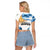 Argentina Malvinas Day Raglan Cropped T Shirt Las Malvinas Son Argentinas