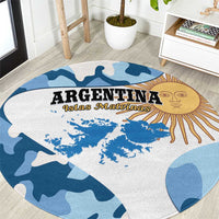 Argentina Malvinas Day Round Carpet Las Malvinas Son Argentinas