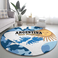 Argentina Malvinas Day Round Carpet Las Malvinas Son Argentinas