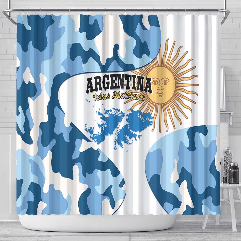 Argentina Malvinas Day Shower Curtain Las Malvinas Son Argentinas