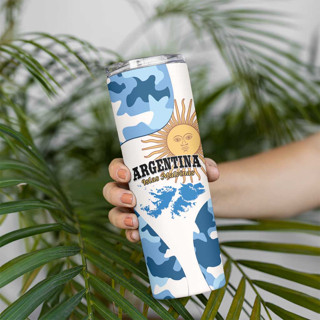 Argentina Malvinas Day Skinny Tumbler Las Malvinas Son Argentinas