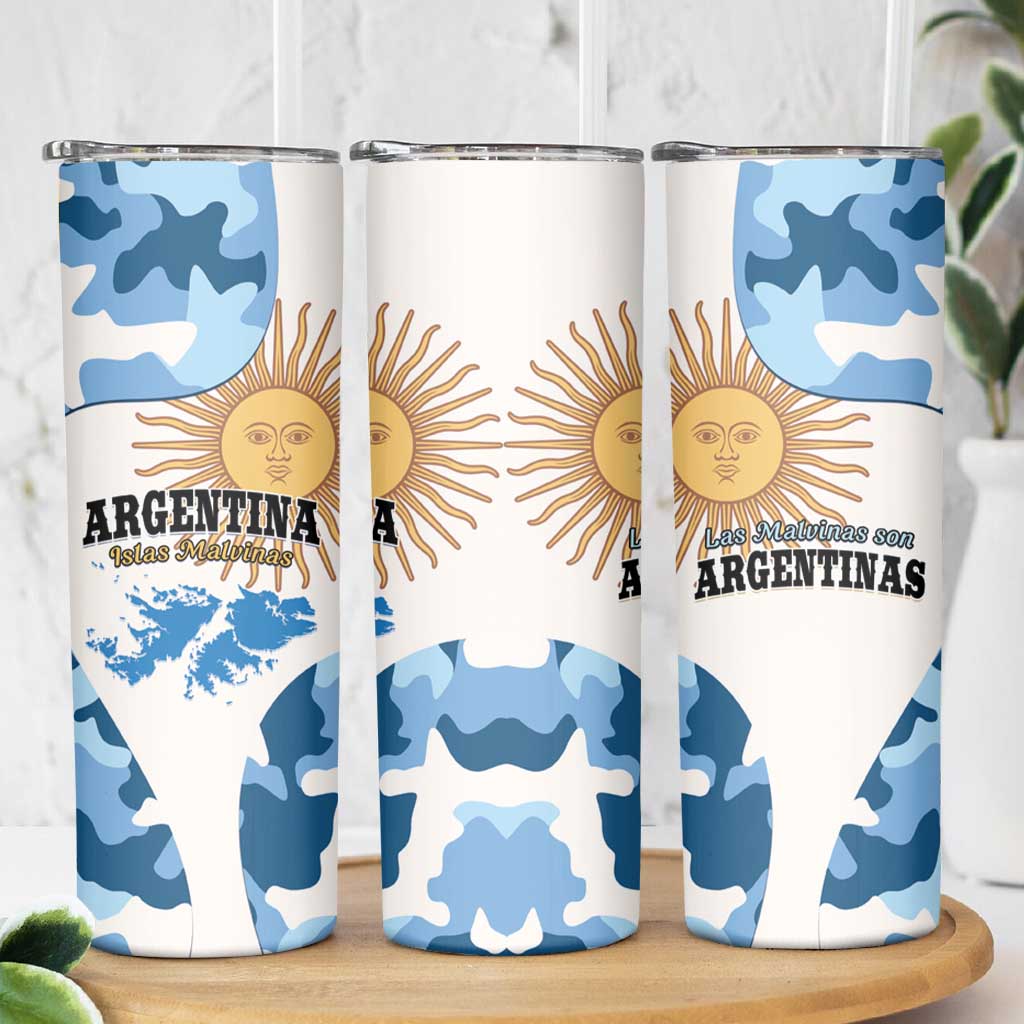 Argentina Malvinas Day Skinny Tumbler Las Malvinas Son Argentinas