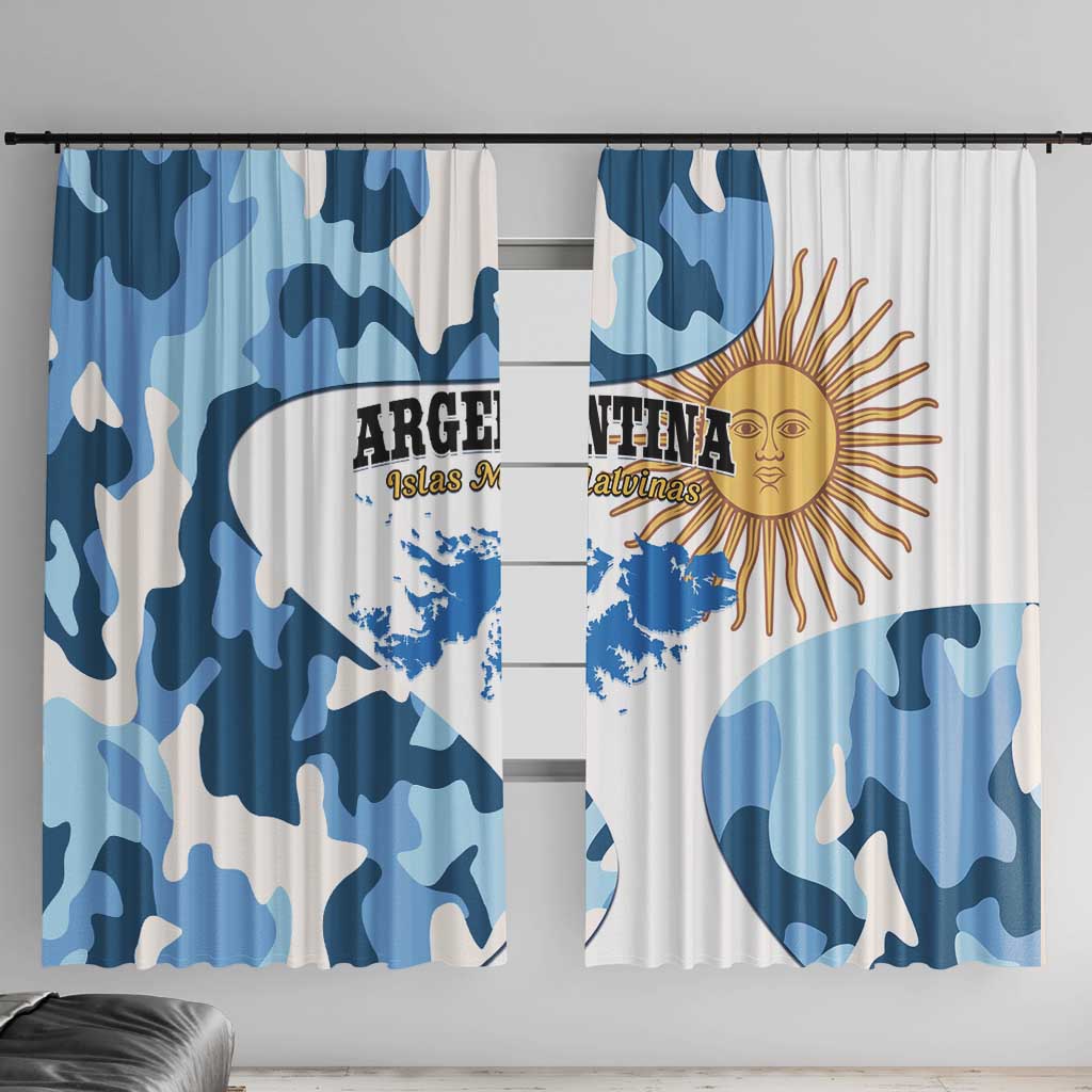 Argentina Malvinas Day Window Curtain Las Malvinas Son Argentinas