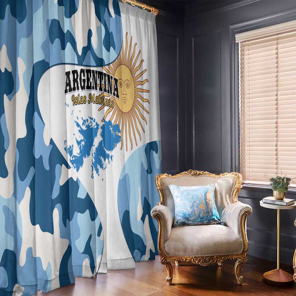 Argentina Malvinas Day Window Curtain Las Malvinas Son Argentinas