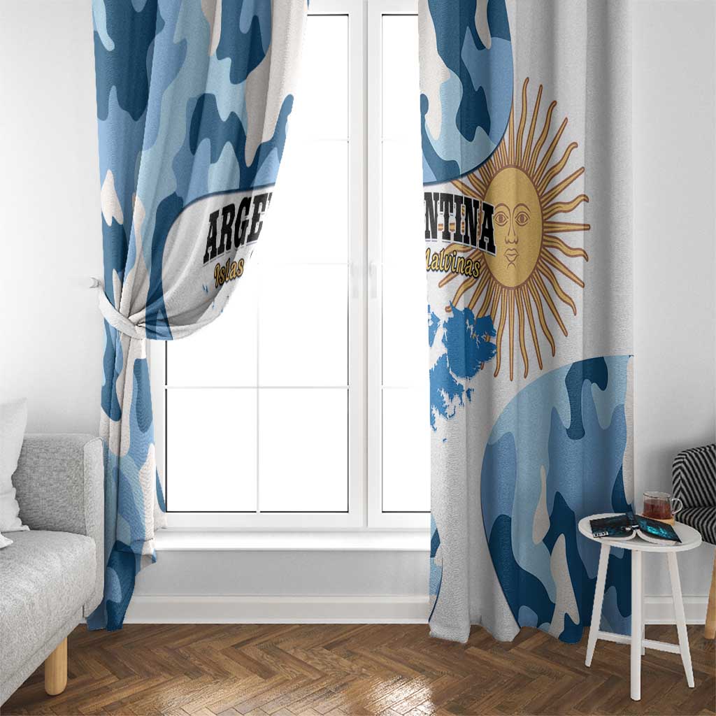 Argentina Malvinas Day Window Curtain Las Malvinas Son Argentinas