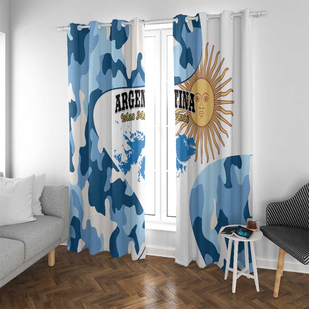 Argentina Malvinas Day Window Curtain Las Malvinas Son Argentinas