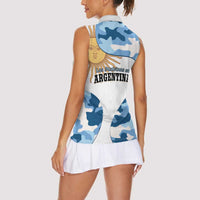 Argentina Malvinas Day Women Sleeveless Polo Shirt Las Malvinas Son Argentinas