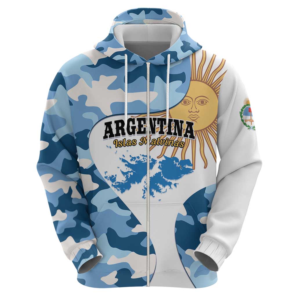 Argentina Malvinas Day Zip Hoodie Las Malvinas Son Argentinas