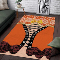 Netherlands Koningsdag 2025 Area Rug King's Day Dutch Costume Spirit