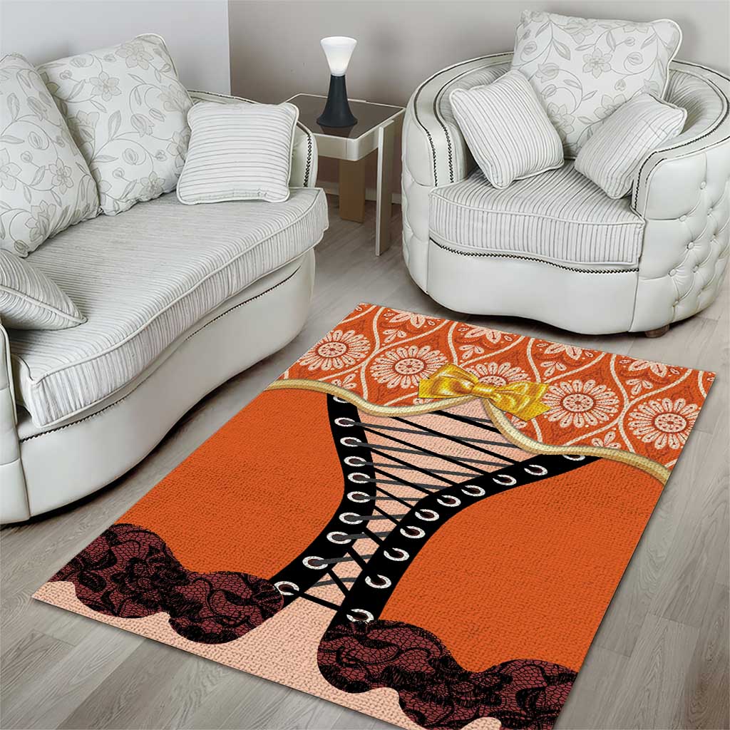 Netherlands Koningsdag 2025 Area Rug King's Day Dutch Costume Spirit